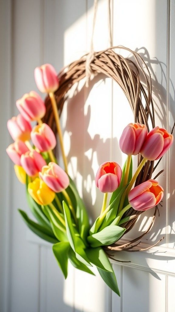 5 Tulip Wreath