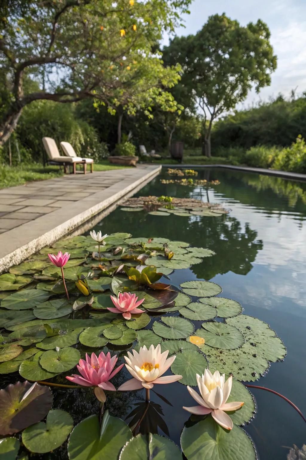 Cascading Water Plants for Ponds