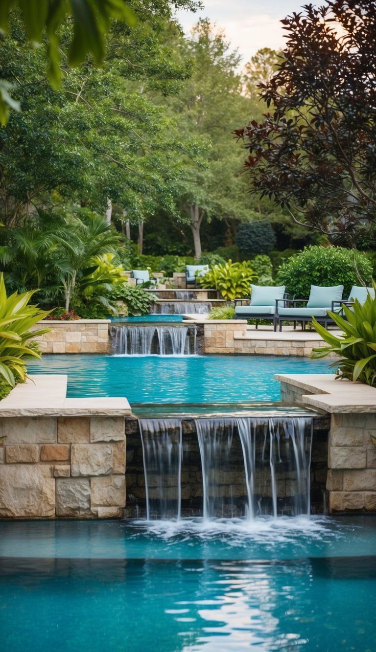 4. Build a Peaceful Waterfall Feature