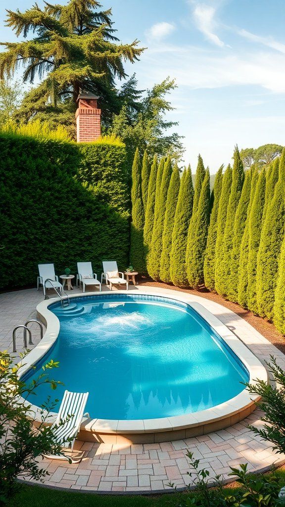 Private Above Ground Pool Retreat Ideas