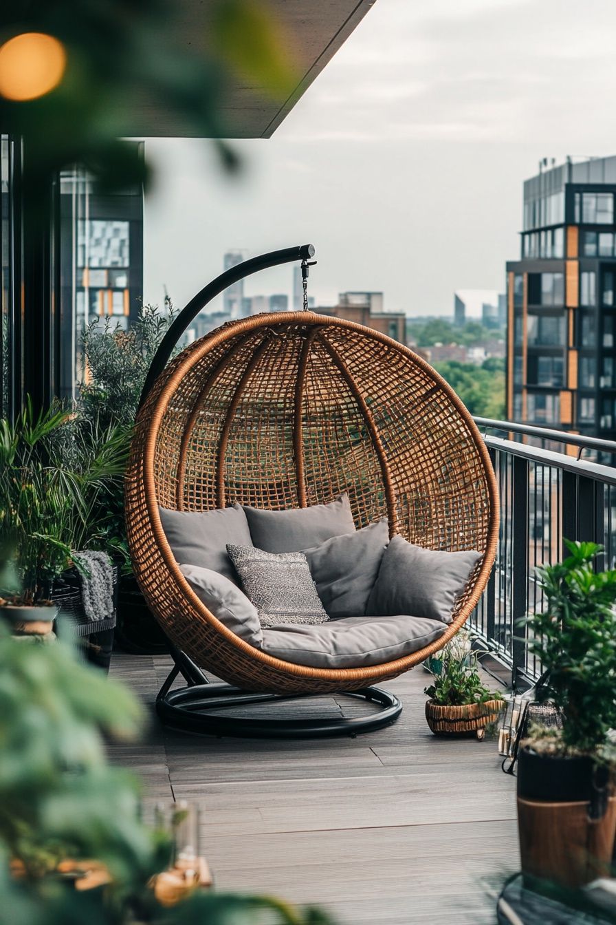 30 Small Balcony Designs to Try in 2025 - photo 12
