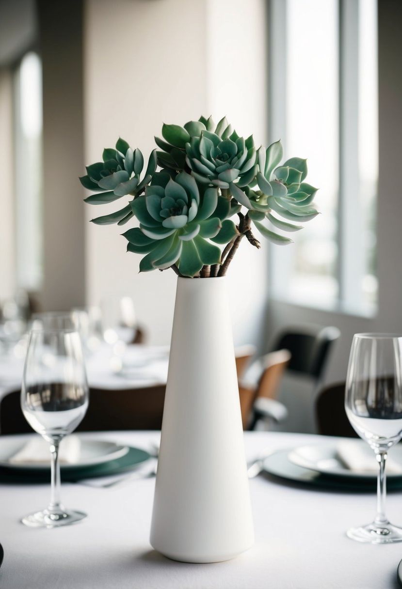 8) Add Succulents for a Modern Look