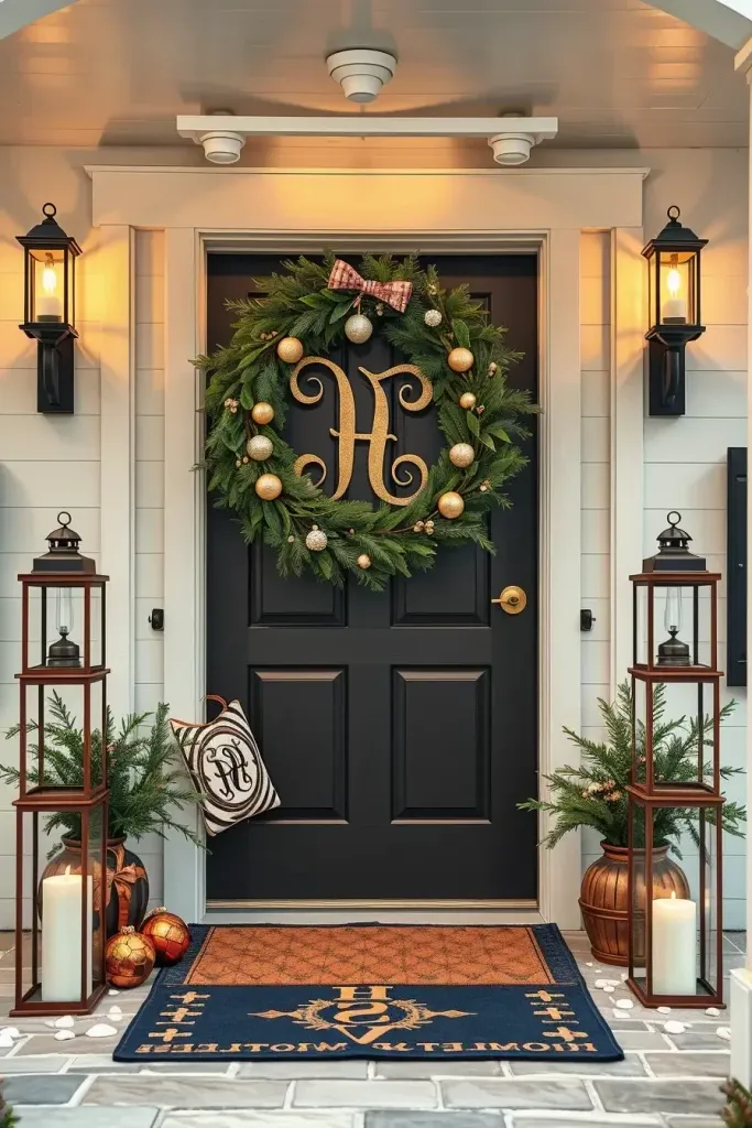 Personalized Monogram Wreaths for the Holidays - photo 2