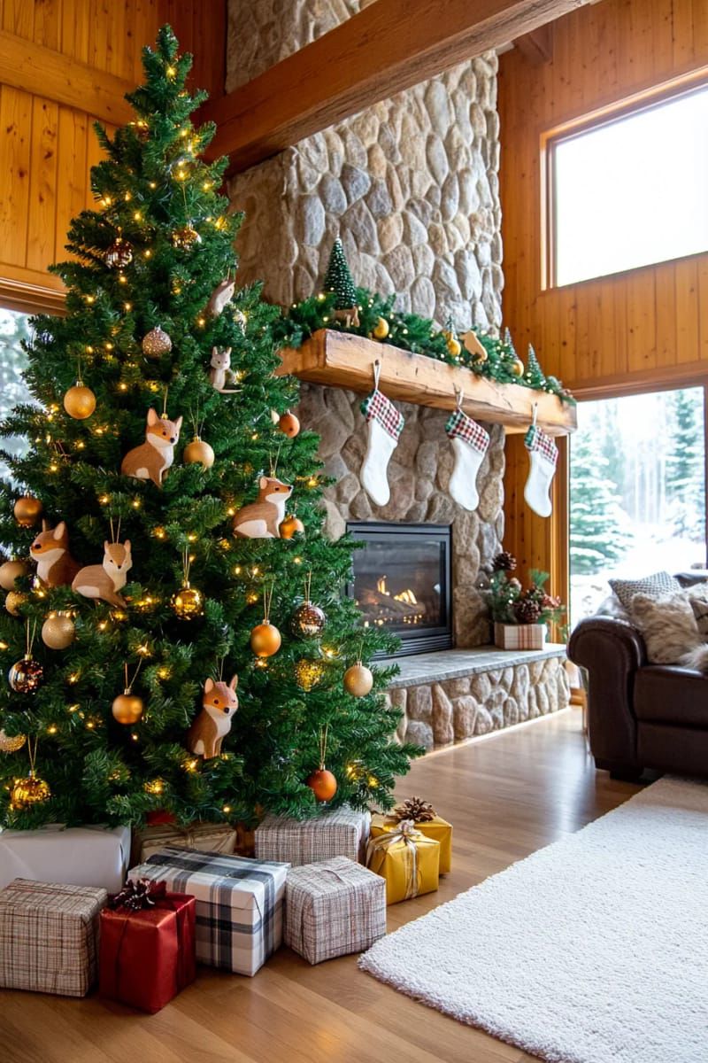 15. Woodland Animal Ornaments on the Tree - photo 2