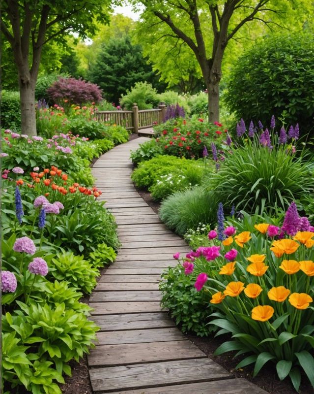Wooden Plank Walkways