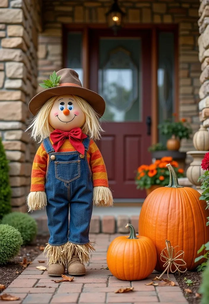 15. Fun Scarecrows for Fall Charm