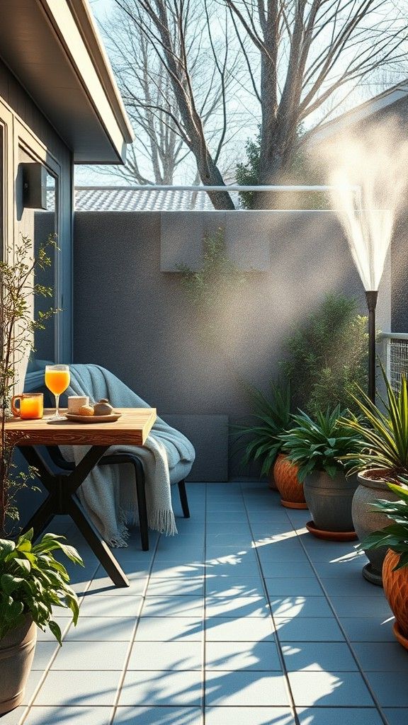Add a Misting System for Warm Days