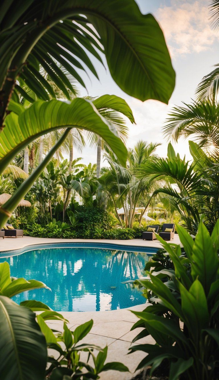 2. Tropical Plants for Resort-Style Vibes