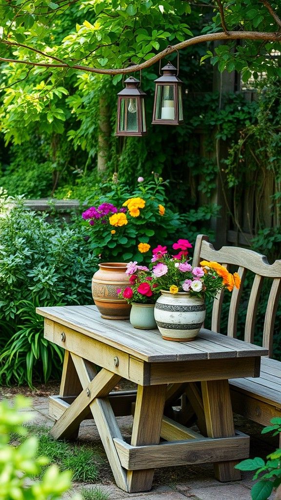 Vintage and Reclaimed Garden Decor Ideas