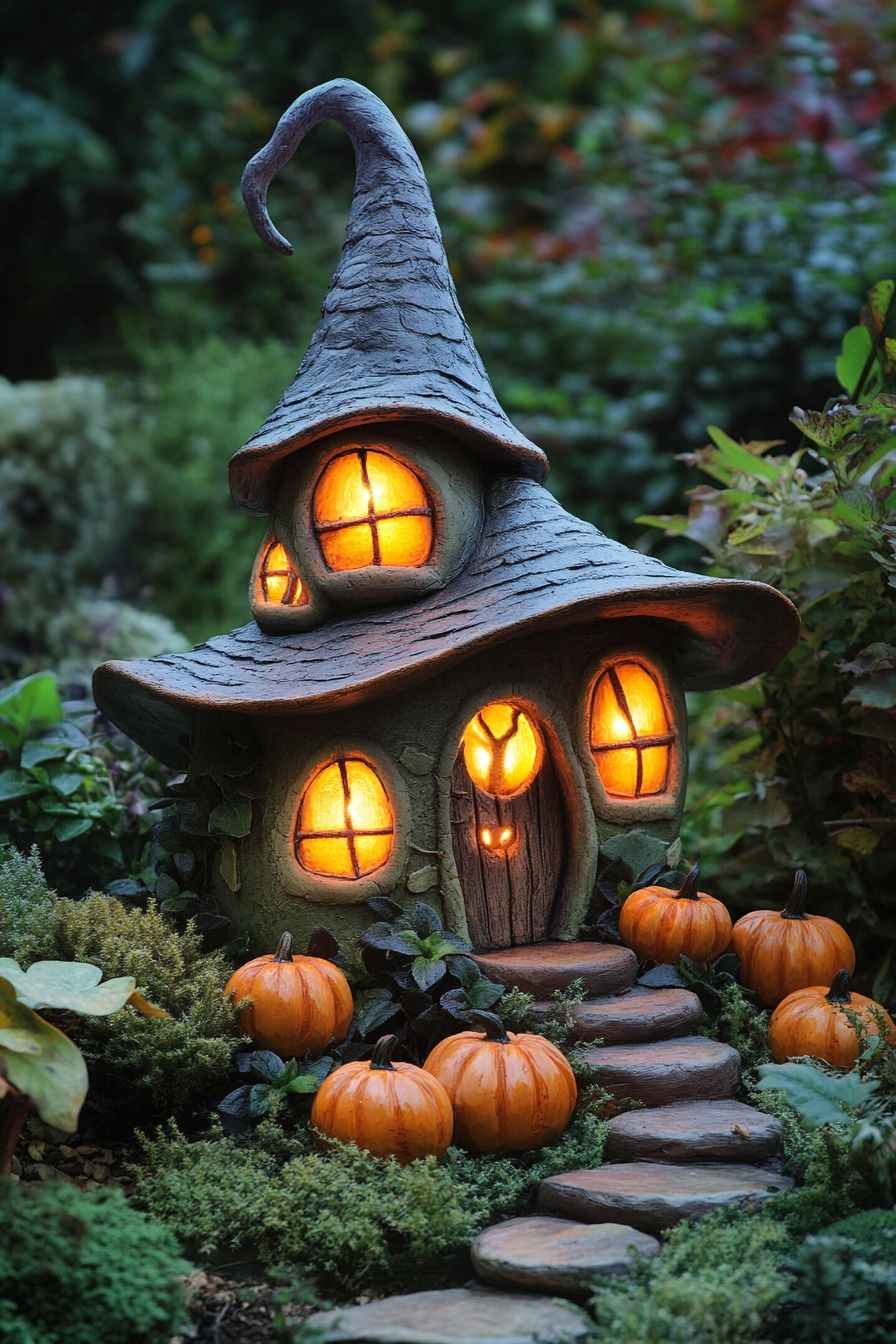 20. A Spooky Fairy Garden for Halloween