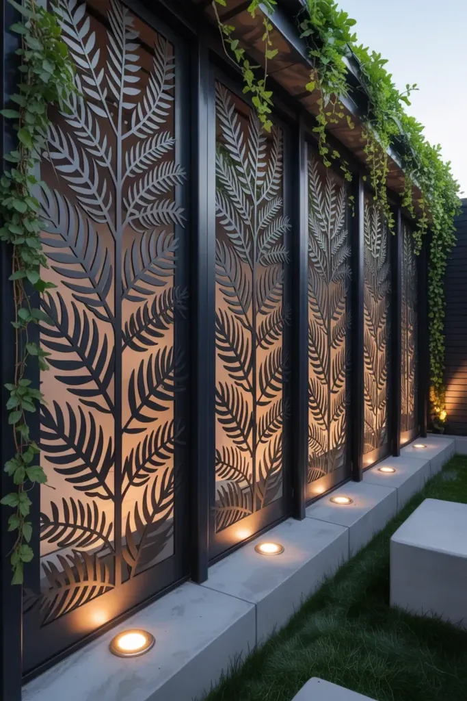 14. Use Decorative Privacy Screens