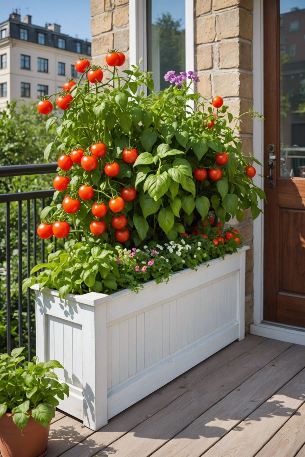 Long Narrow Planter Box for Balconies