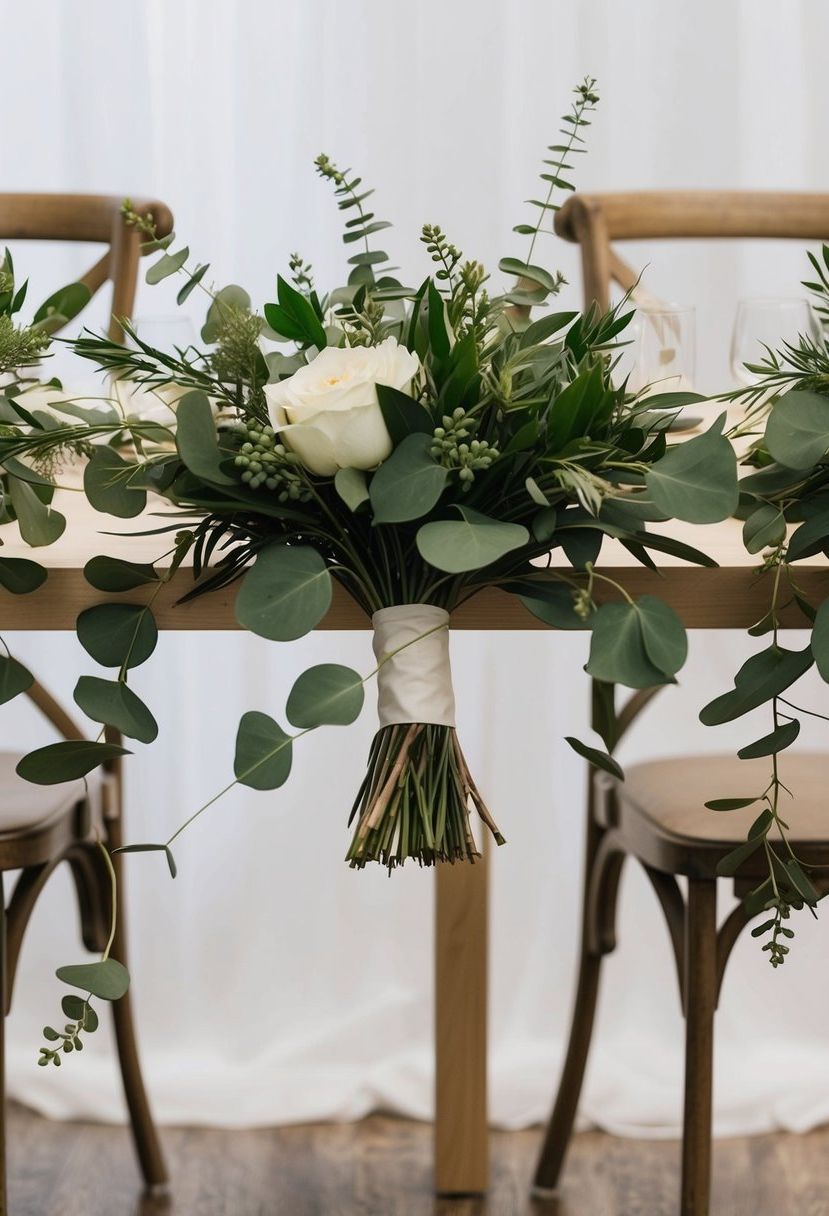 7) Easy Eucalyptus Foliage Styling