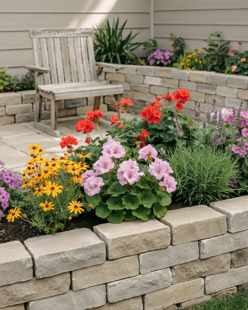Flower Borders With Retaining Edges - photo 2