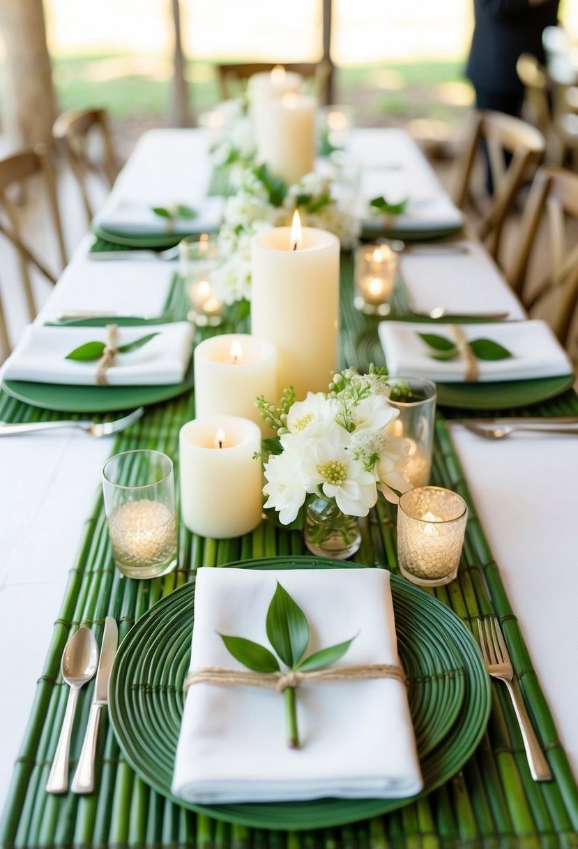 3) Bamboo Table Mats