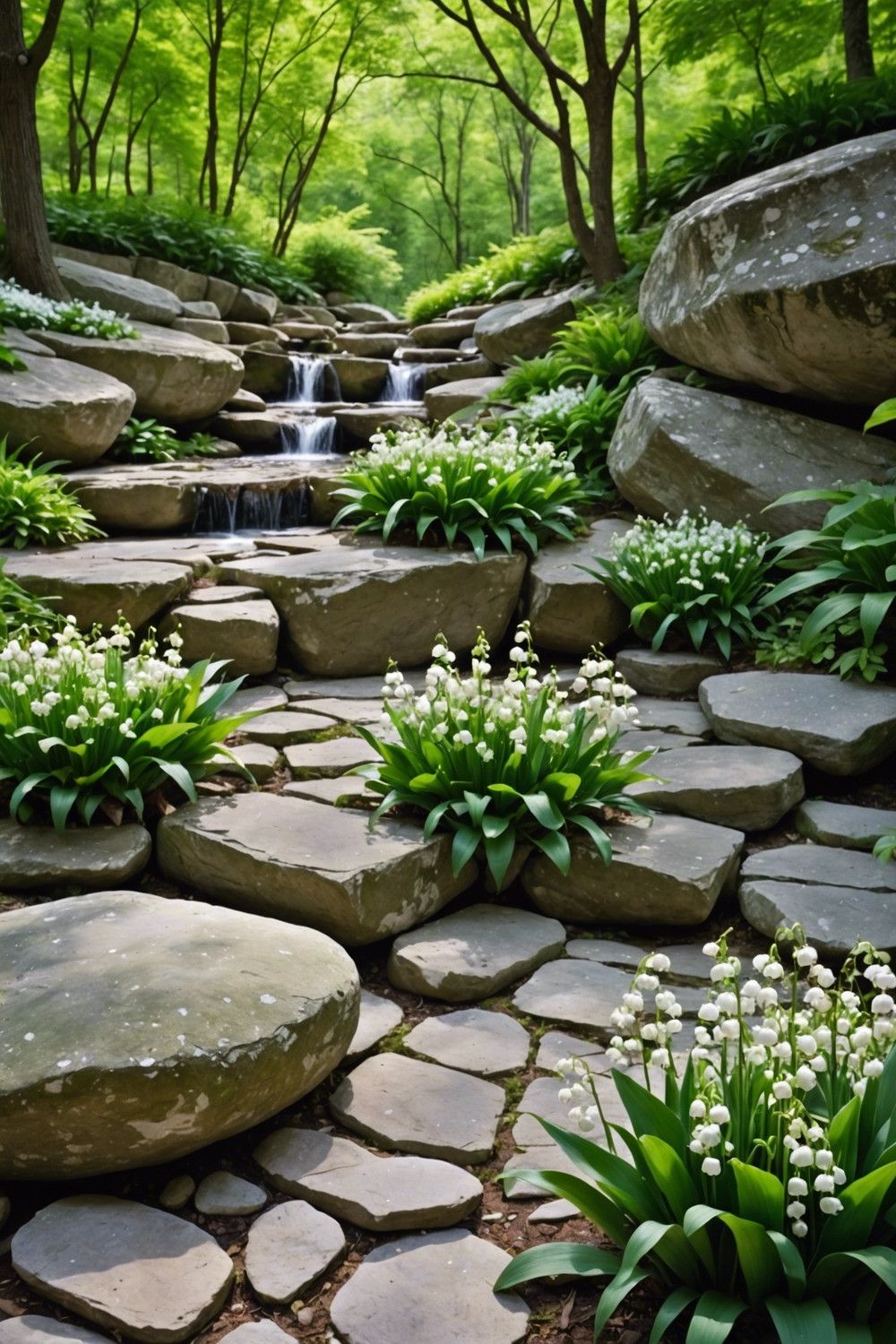 Add Lily of the Valley to a Rock Garden