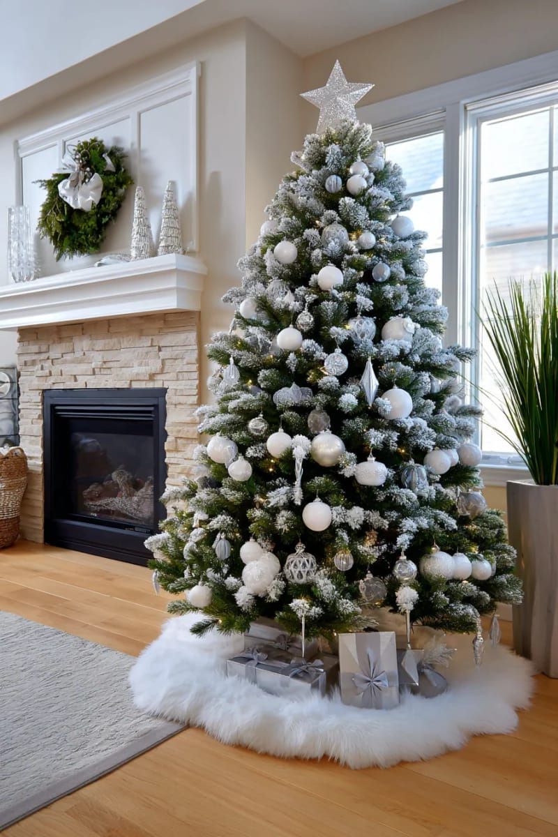 12. Pearl bulbs and crystal icicles for a snowy tree - photo 3
