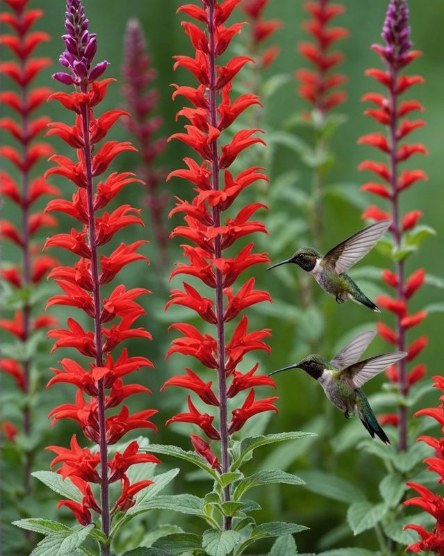 Salvia coccinea Blood Sage Profile