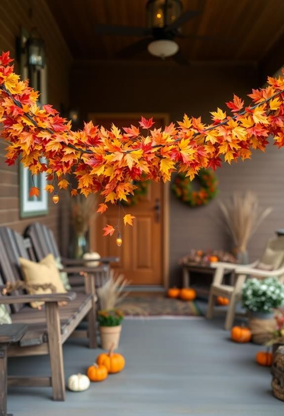 Autumn Leaf Garland Ideas
