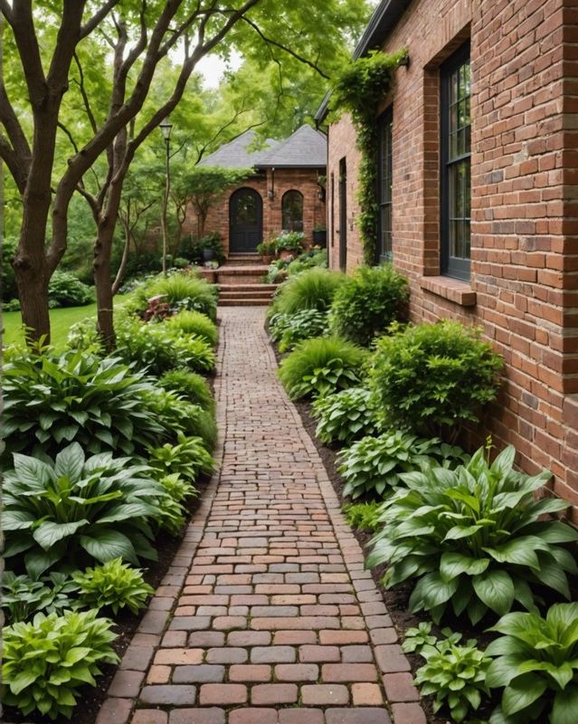 Recycled Brick Walkways