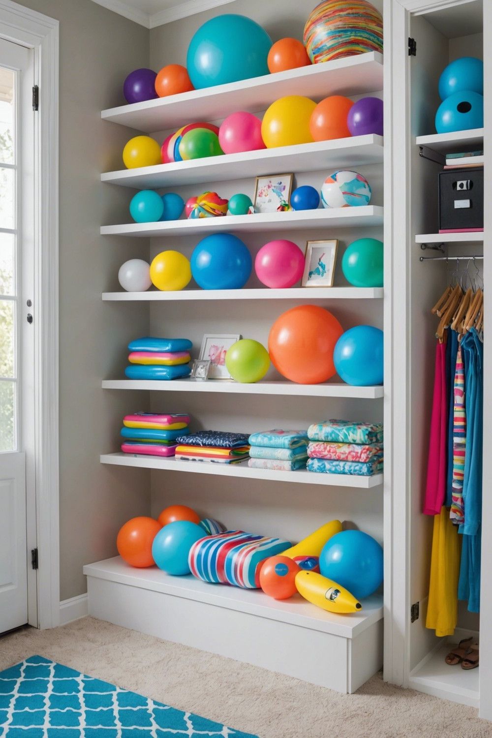 Floating Closet Shelf for Floats