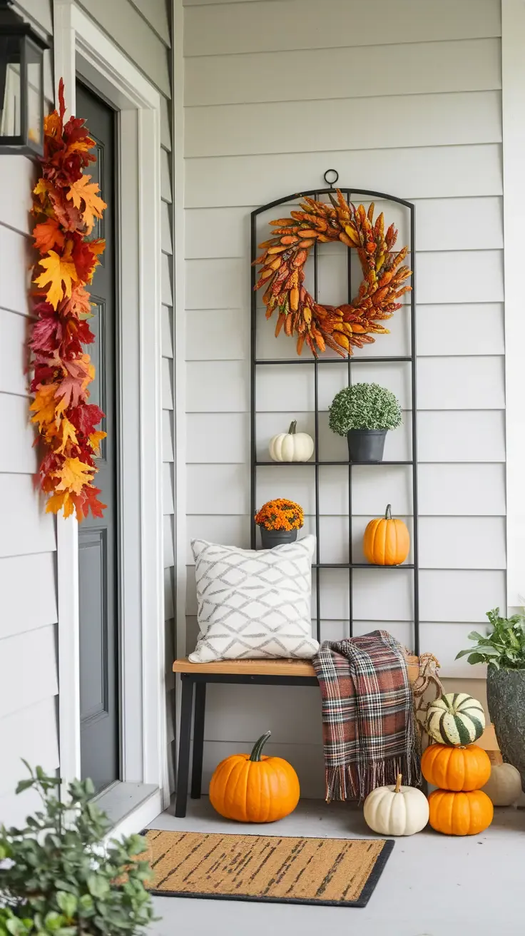 Fall Decor Ideas for a Tiny Porch - photo 2
