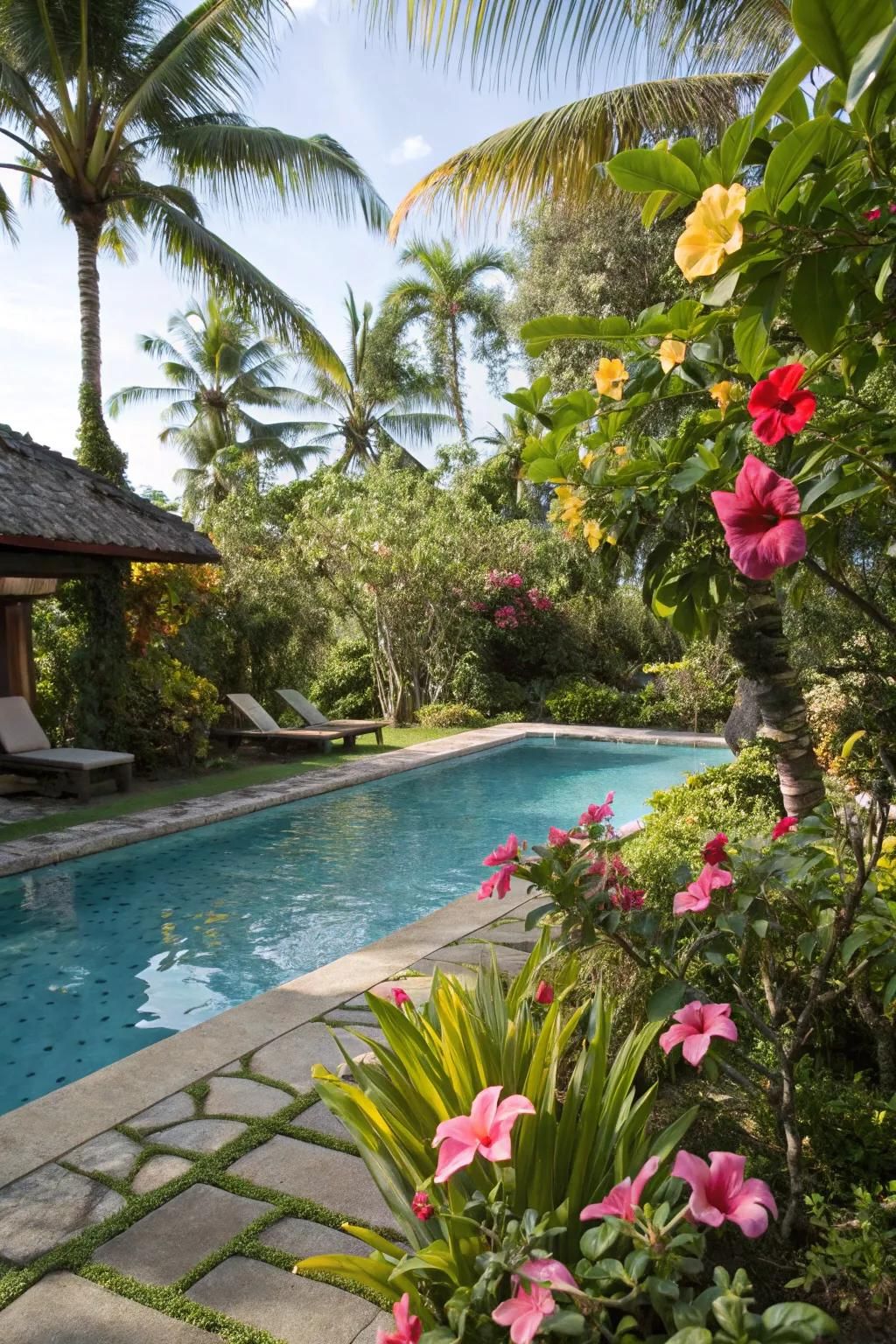 Lush Landscaping for a Tropical Feel