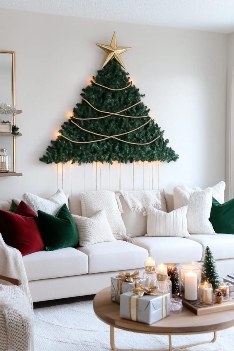 9. How to Build a Wall-Mounted Christmas Tree - photo 2