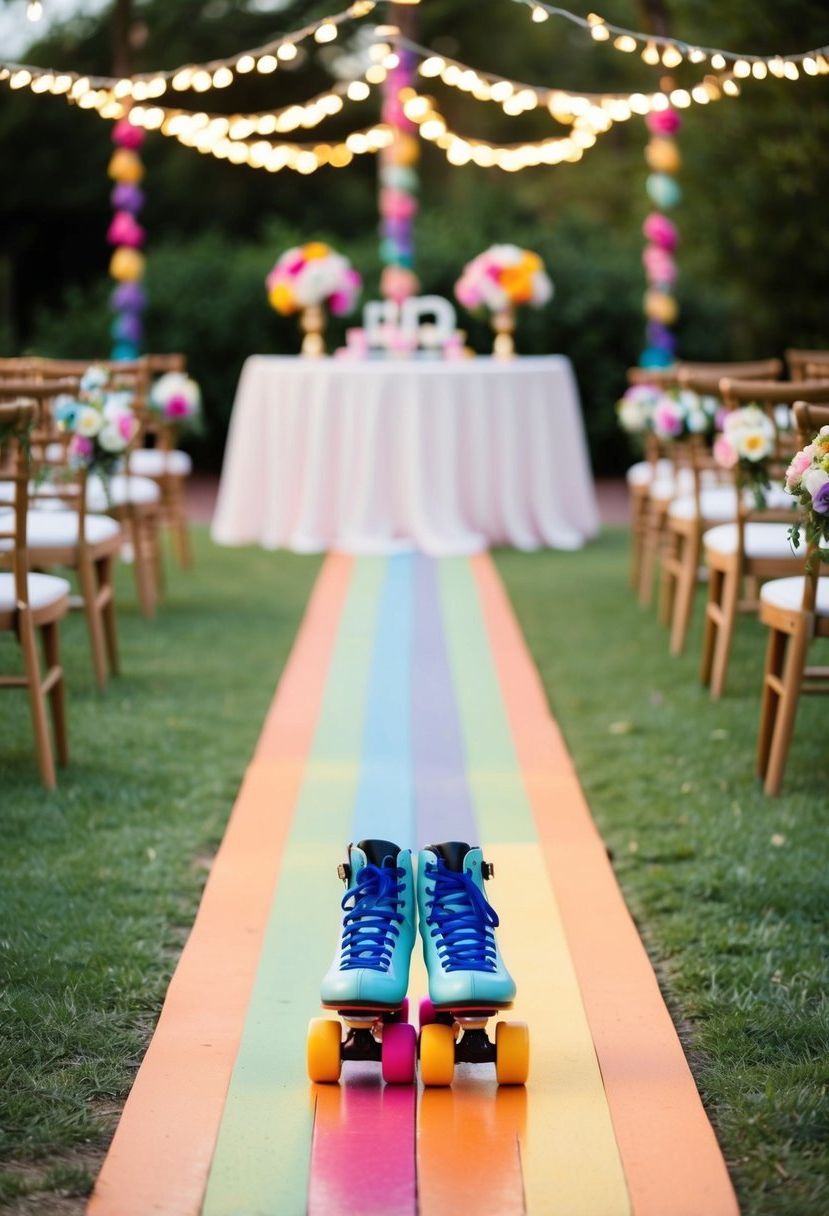 13) A fun vintage roller skate trail
