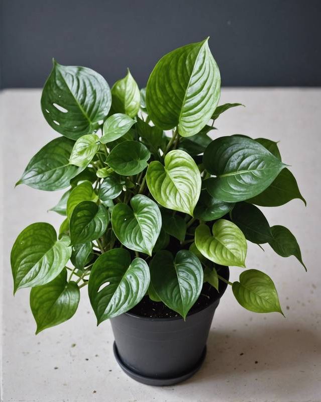 4. Pothos for Windowless Bathrooms