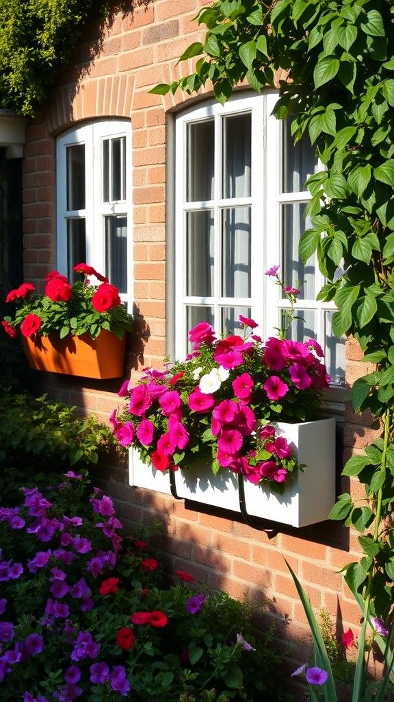 Dress Up Windows with Flower Boxes