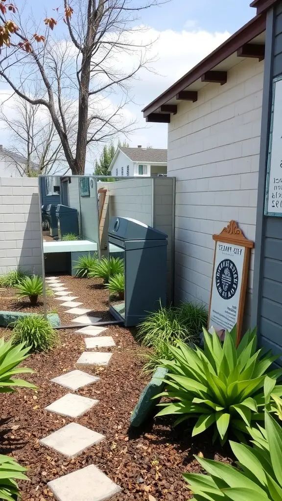 49. Mirror Ideas to Expand Garden Views