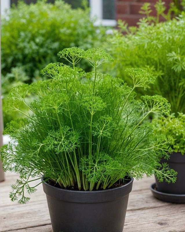 Growing Dill in a Container