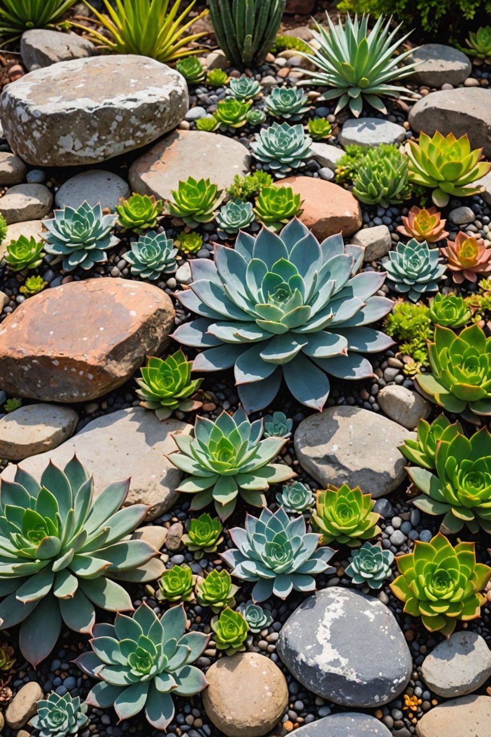 Build a Succulent Rock Display