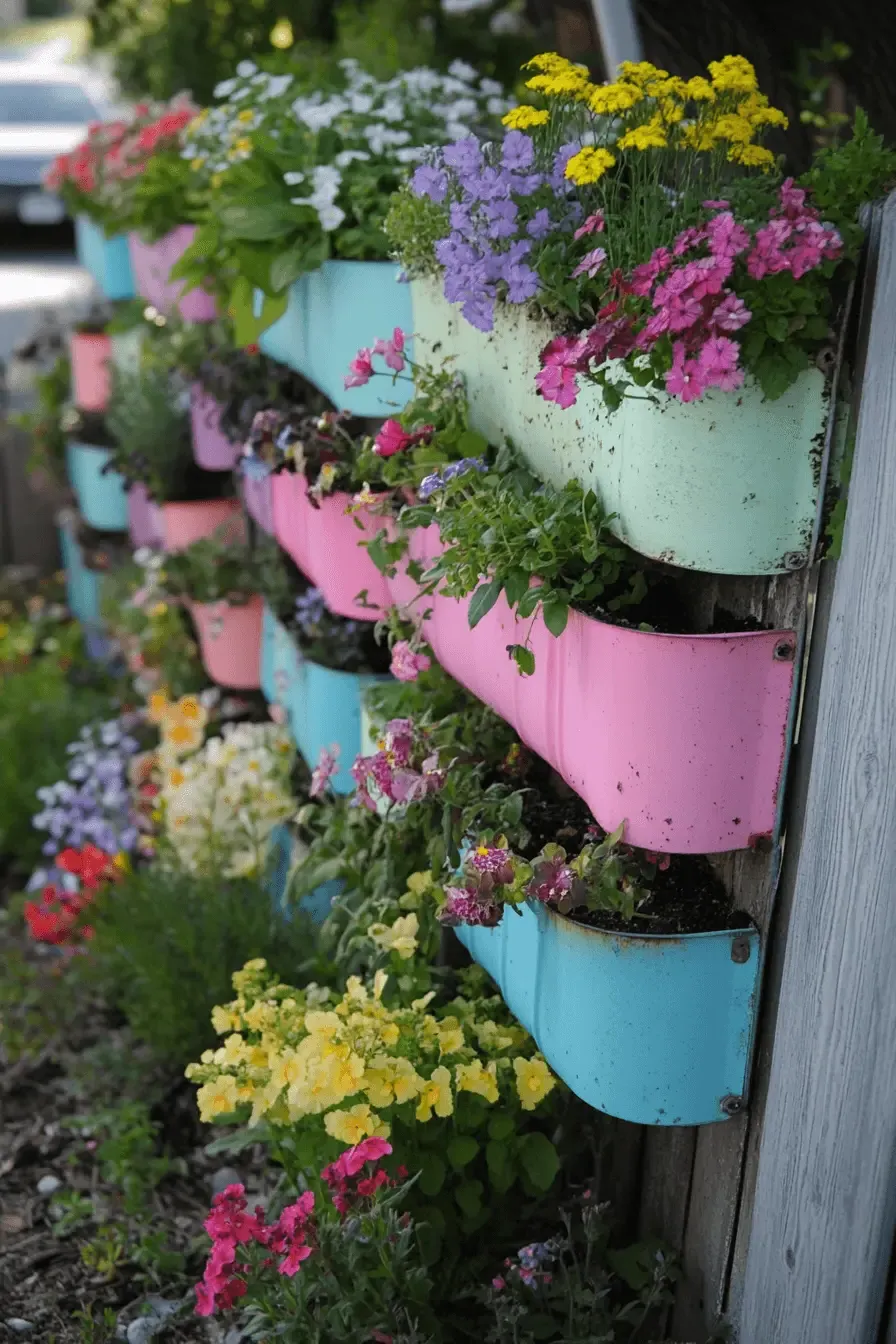 Turning Gutters into Garden Planters - photo 2