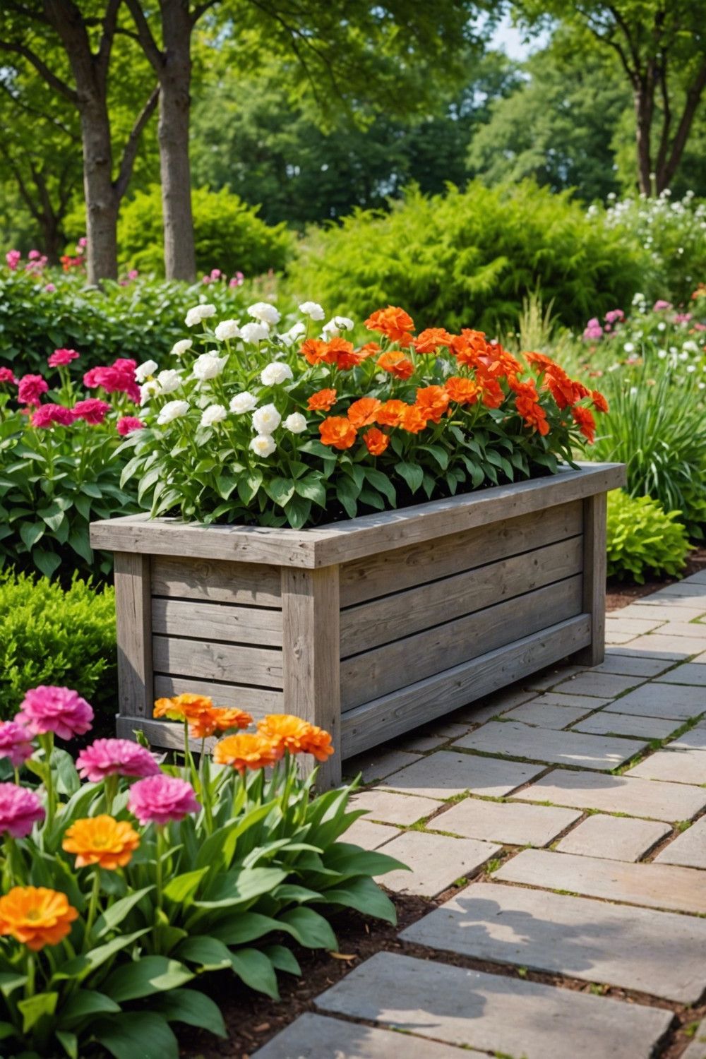 Large Composite Material Planter Box