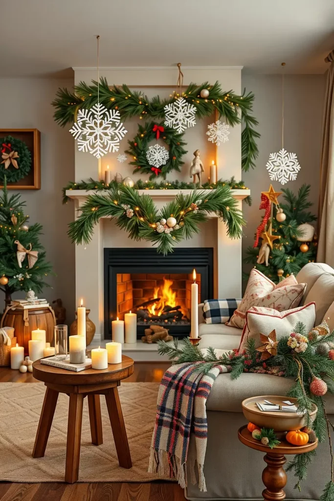 Budget-Friendly Ways to Decorate a Christmas Fireplace - photo 2