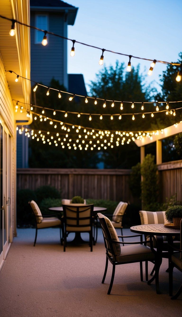 Adding String Lights for Ambiance