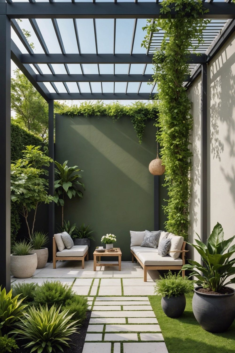 Sleek Modern Minimalist Pergola