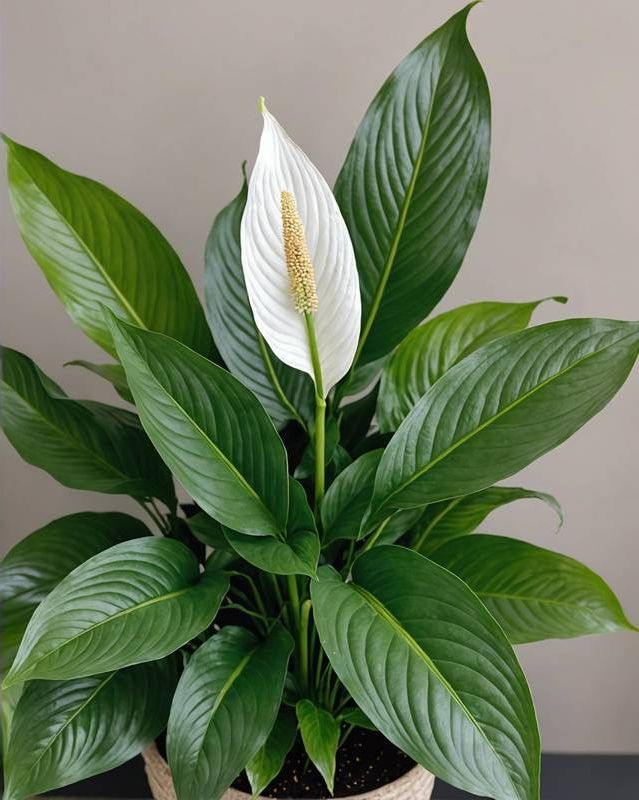 Peace Lily for Bathroom Elegance