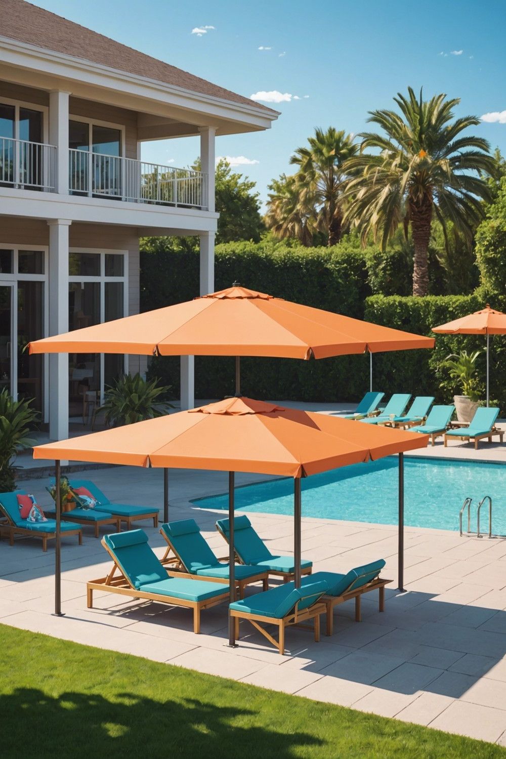 Portable Shade Structures for Pools