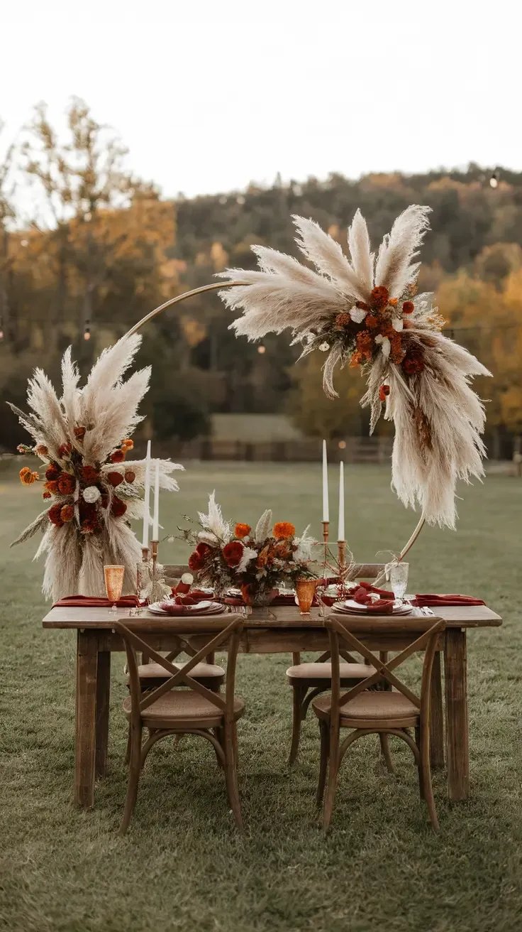 Autumn Wedding Decor Ideas for Outdoor Venues