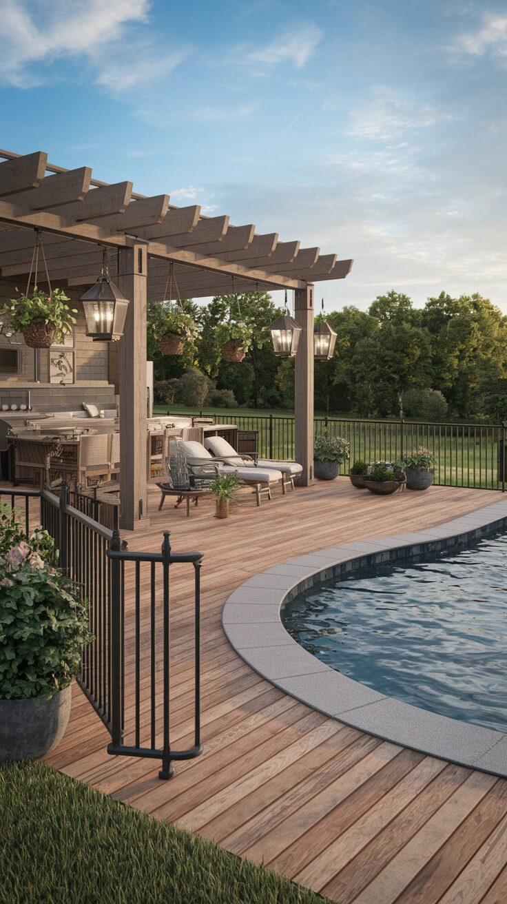 Farmhouse-Style Rustic Deck Designs - photo 2