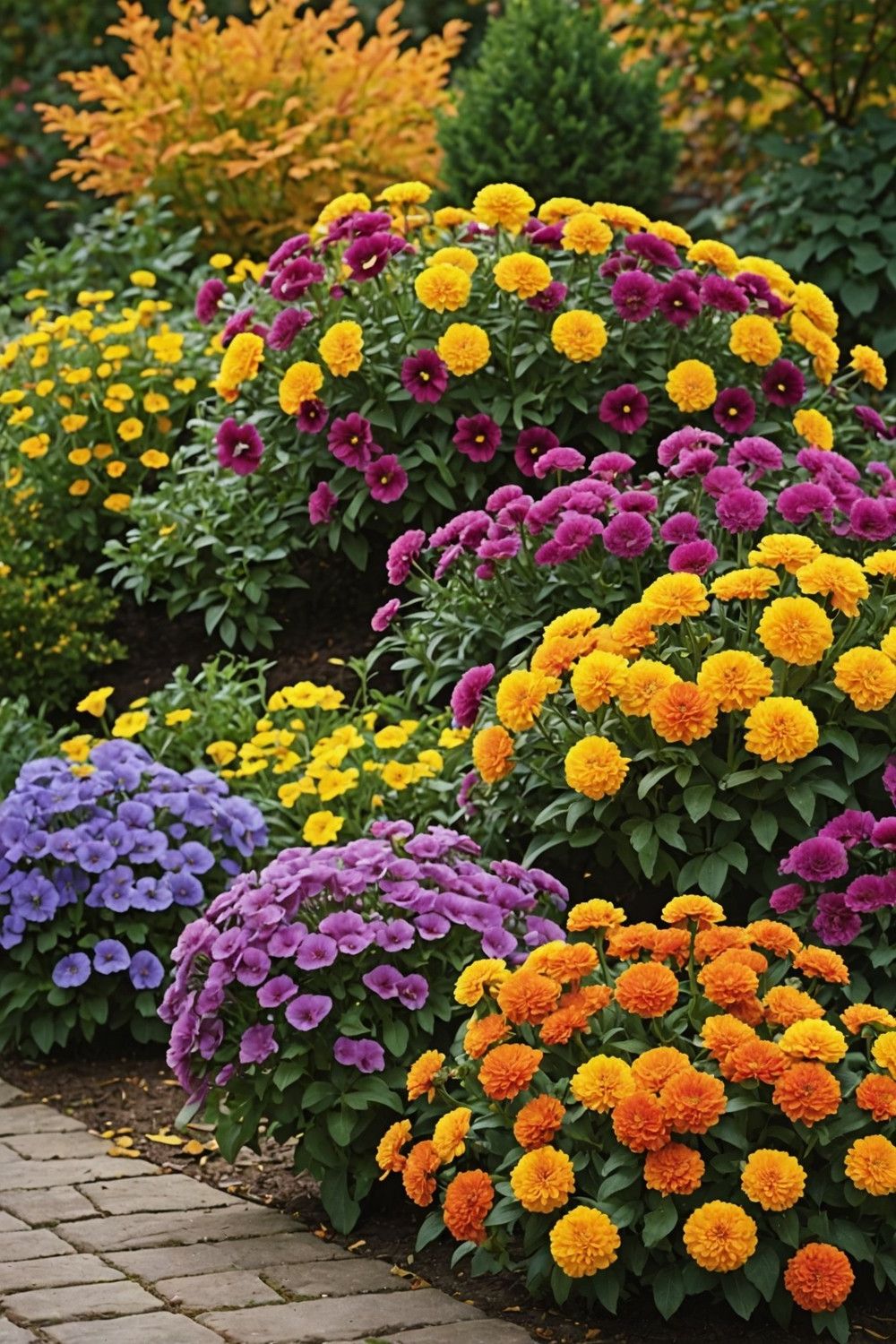 Adding Seasonal Fall Flowers
