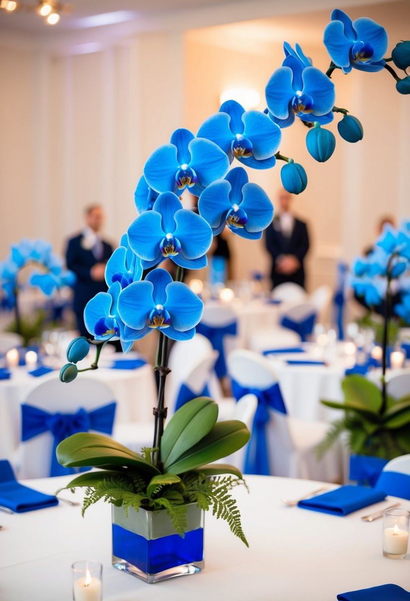 5) Blue Orchid Accent