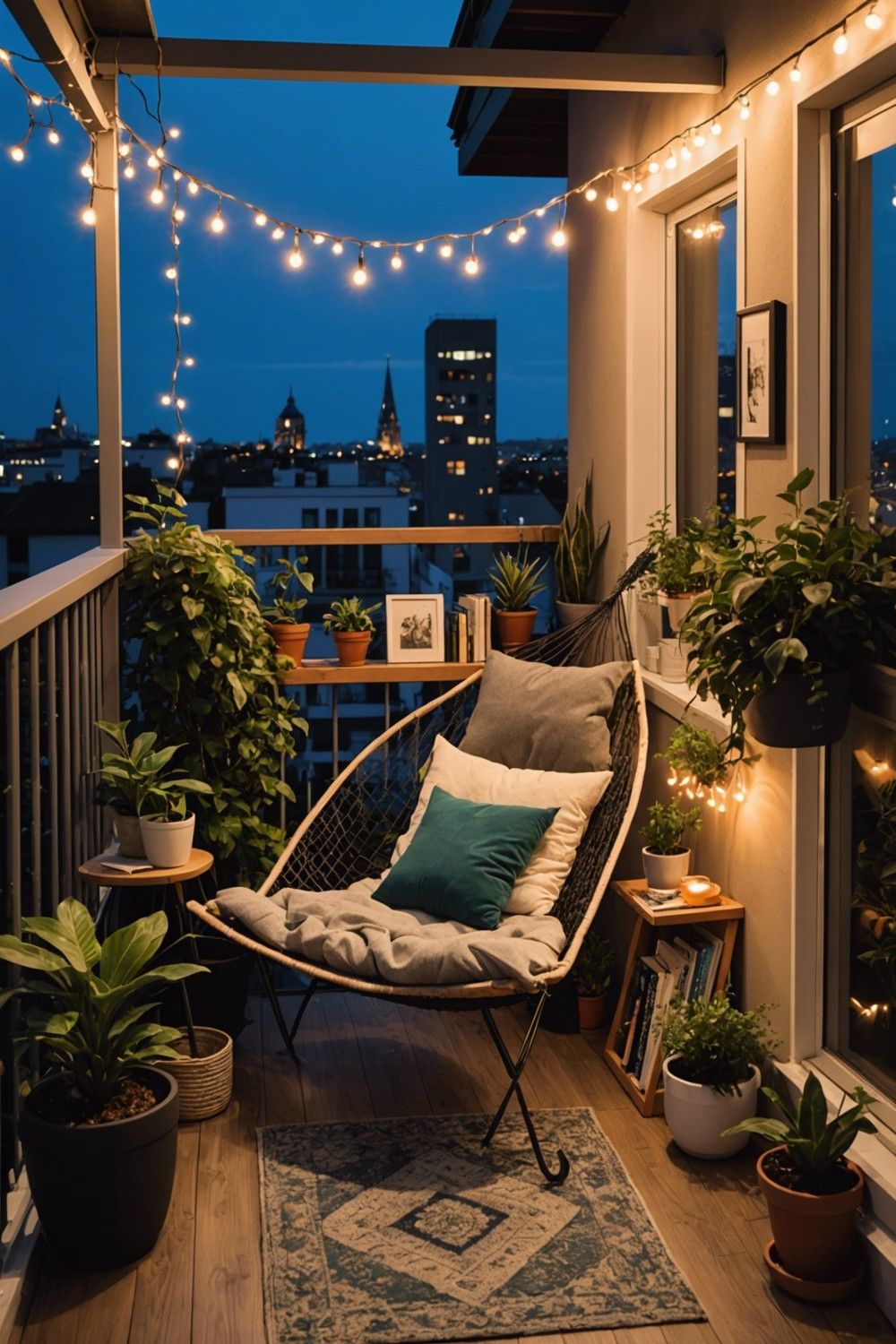 Balcony Library Corner Ideas