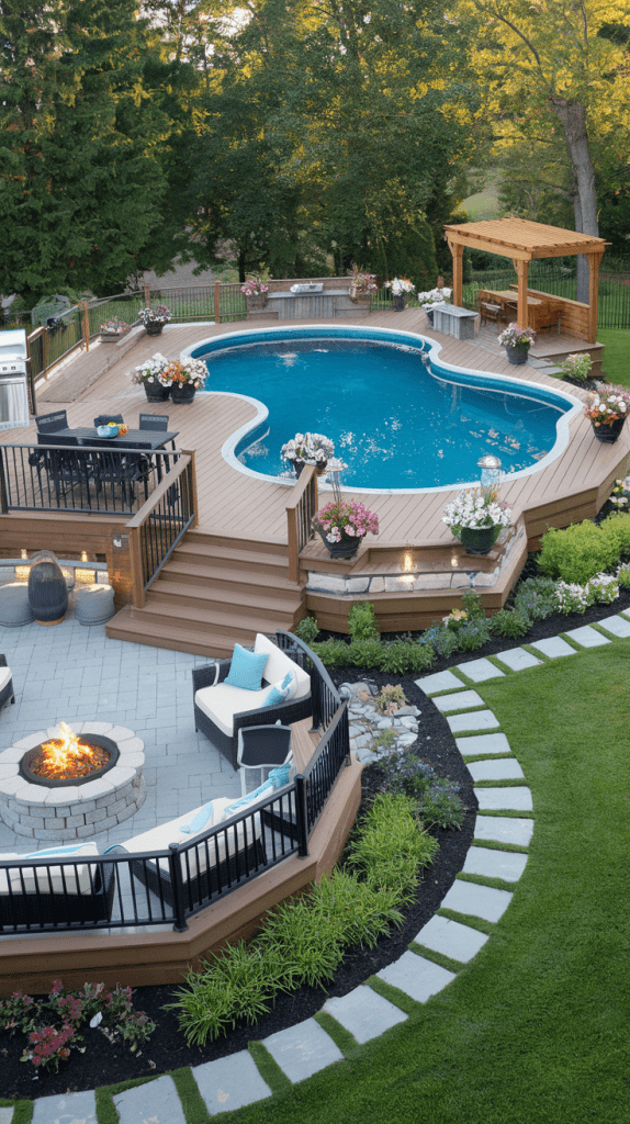Planning a Backyard Oasis Around Your Above Ground Pool - photo 2