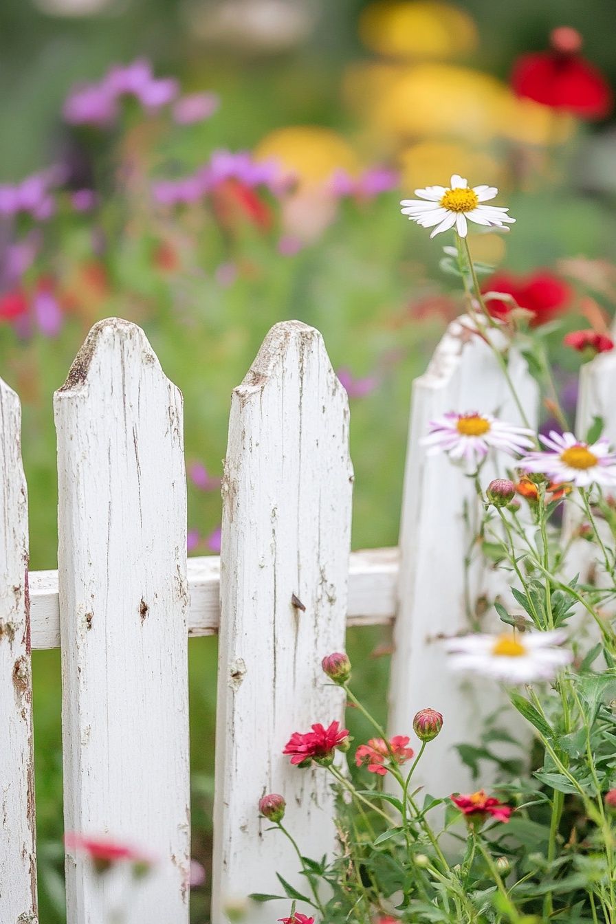 1. Give Your Home a Vintage Picket Fence