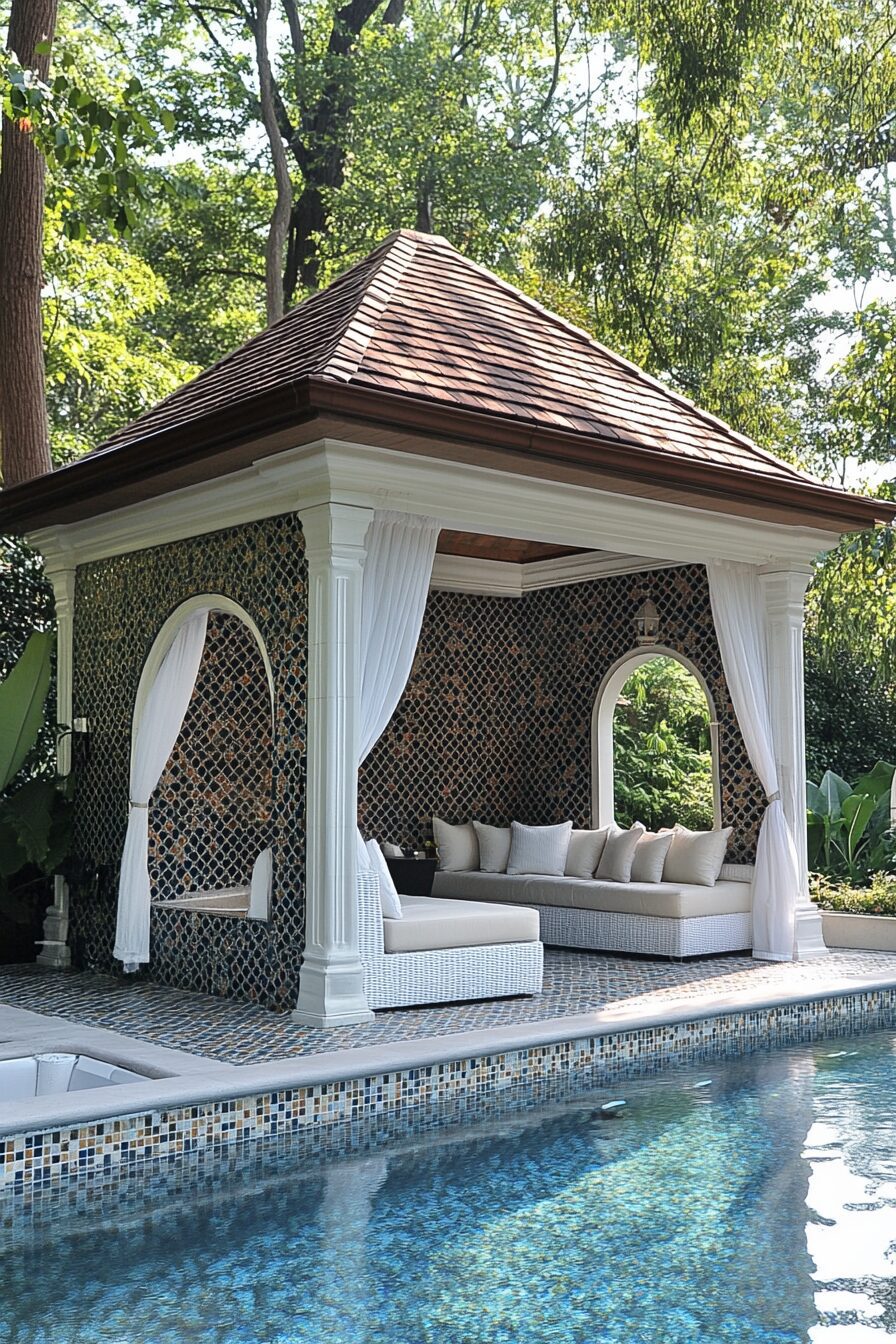 38 Tropical Modern Pool House Ideas - photo 20