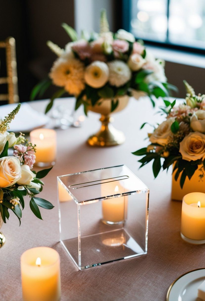 4) Add Decor with an Acrylic Card Box
